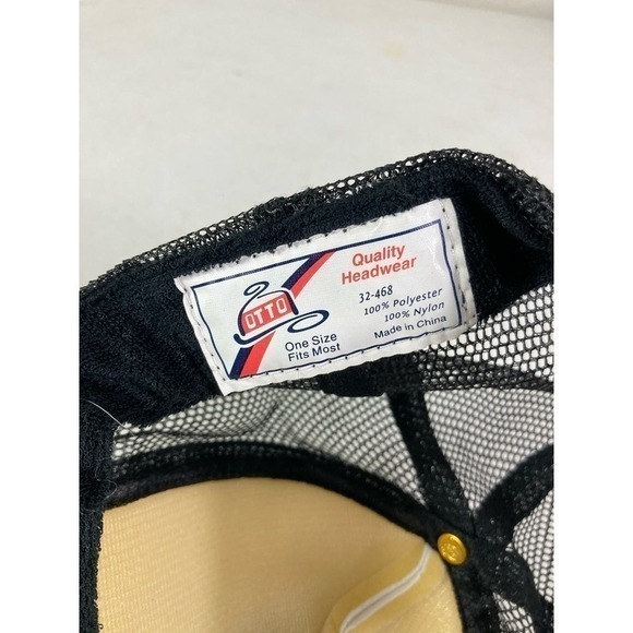 Otto‎ USBlanks Hat Cap OSFM Made in USA Vintage 90s Unisex Adult Nylon Mesh - Picture 7 of 9